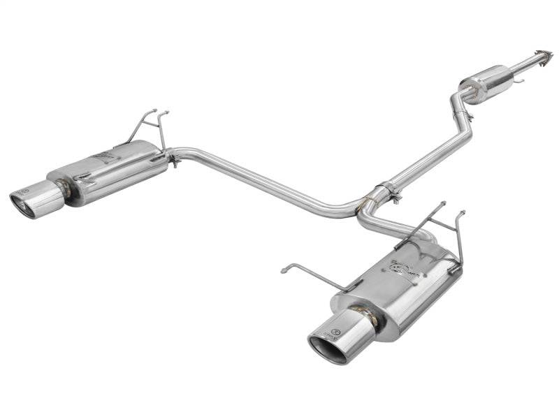 aFe Takeda Exhaust 2.25in to 2in Dia 304SS Cat-Back w/Polished Tips 08-12 Honda Accord Coupe V6 3.5L - My Store