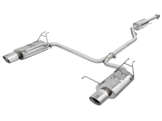 aFe Takeda Exhaust 2.25in to 2in Dia 304SS Cat-Back w/Polished Tips 08-12 Honda Accord Coupe V6 3.5L - My Store