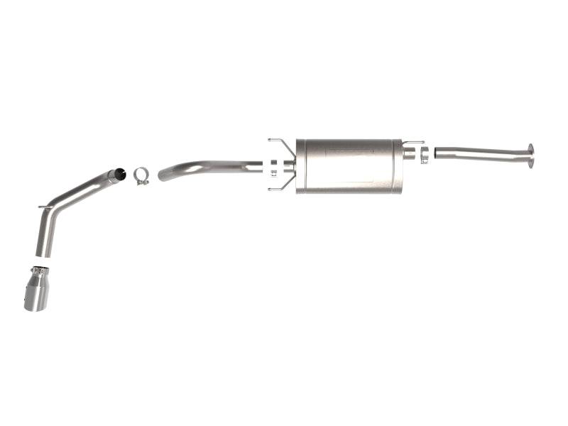 aFe 16-22 Toyota Tacoma Apollo GT Series 2.5in. - 3in. 409 SS Cat-Back Exhaust w/ Polished Tip - My Store