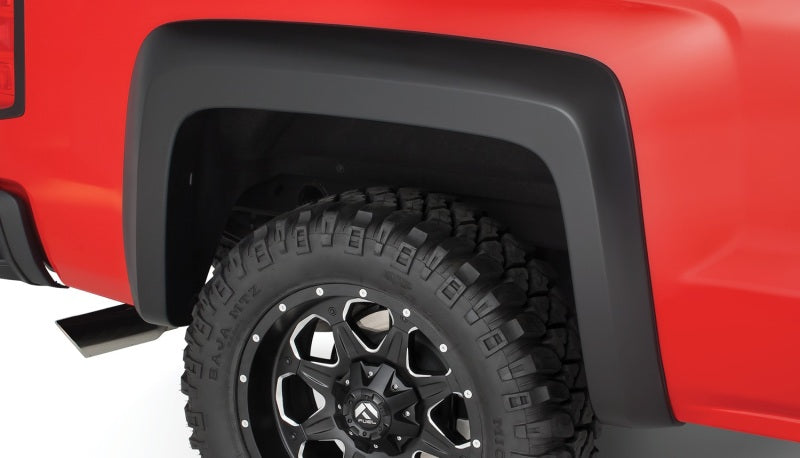 Bushwacker 14-18 Chevy Silverado 1500 Extend-A-Fender Style Flares 2pc 69.3in Bed - Black - My Store