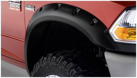 Bushwacker 10-18 Dodge Ram 2500 Pocket Style Flares 2pc - Black - Mammoth Racing -
