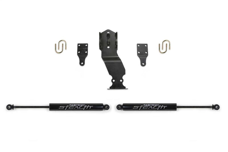 Fabtech 17-20 Ford Superduty 4WD Stealth Dual Steering Stabilizer Kit - My Store