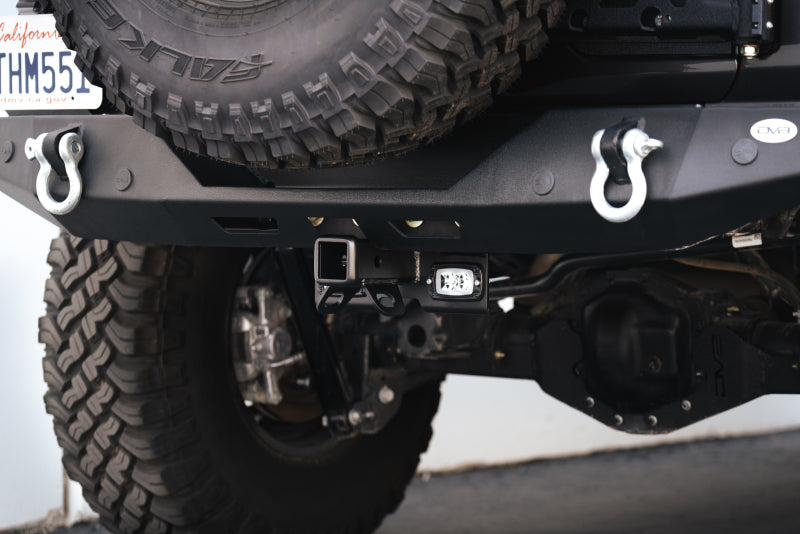 DV8 Offroad 07-21 Jeep Wrangler (JK/JL) Bolt-On Hitch w/ Lights - Mammoth Racing -