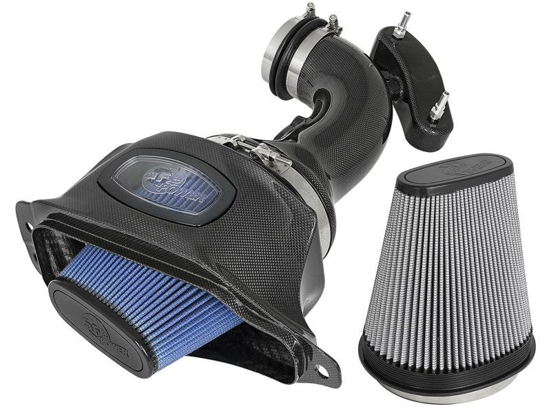 aFe Momentum Black Series Carbon Fiber Intake System P5R 14-17 Chevy Corvette 6.2L (C7) - Mammoth Racing -