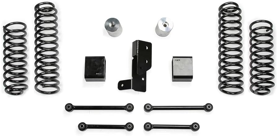 Fabtech 20-22 Jeep JL 4 Door 4WD Diesel and 392 3in Sport System w/ Shk Ext - Mammoth Racing -