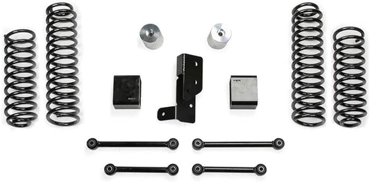 Fabtech 20-22 Jeep JL 4 Door 4WD Diesel and 392 3in Sport System w/ Shk Ext - Mammoth Racing -