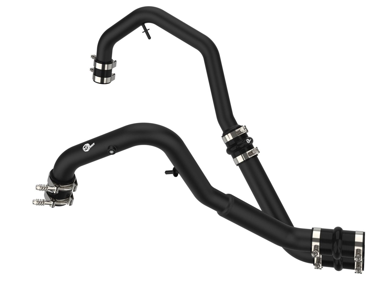 aFe Bladerunner Intercooler Hot Charge Pipe Black 2-2.5in 2021+ Ford F-150 V6-2.7L (tt) - Mammoth Racing -