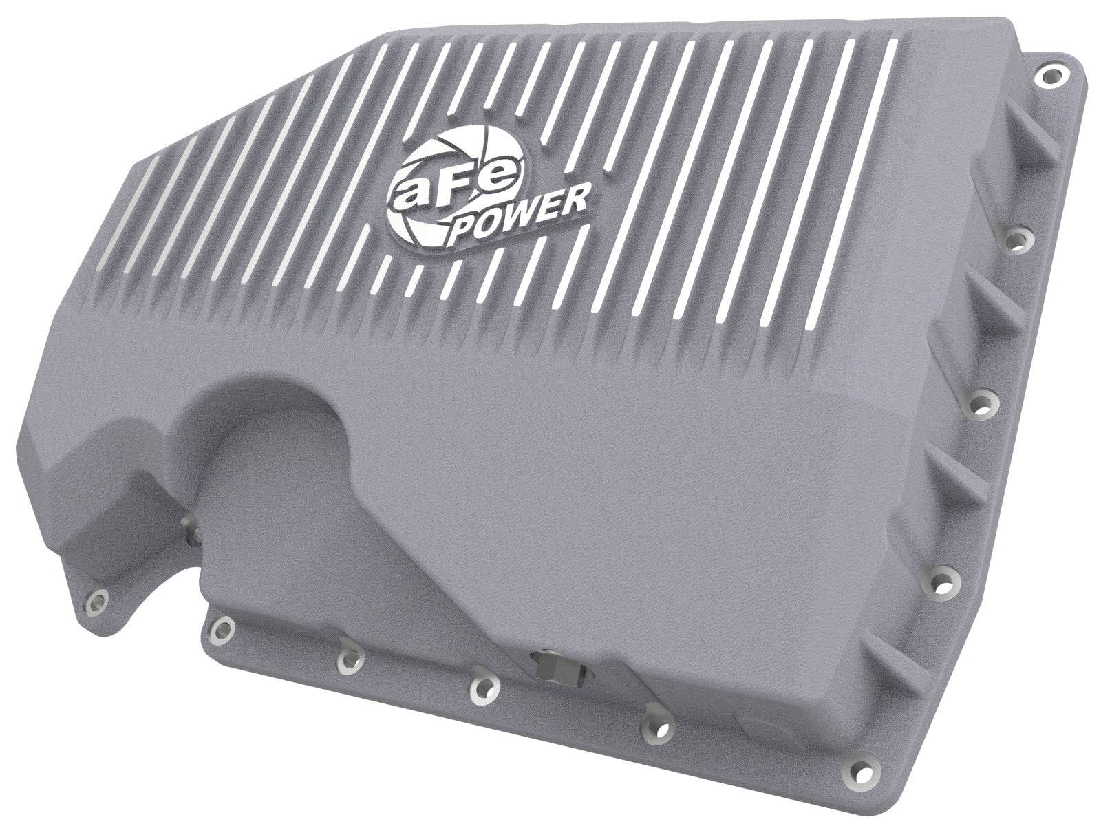 aFe 05-19 VW 1.8L/2.0L w/o Oil Sensor Engine Oil Pan Raw POWER Street Series w/ Machined Fins - My Store
