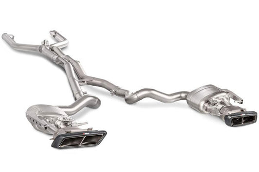 Akrapovic 16-17 AMG C63 Coupe Evolution Line Cat Back (Titanium) w/ Carbon Tips (Req. Link Pipe) - My Store