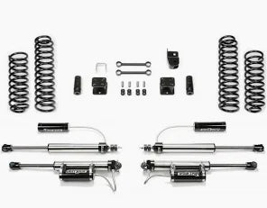 Fabtech 07-18 Jeep JK 4WD 2-Door 3in Sport System w/DL 2.25 Resi Shocks - Mammoth Racing -