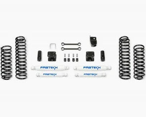 Fabtech 07-18 Jeep JK 4WD 2-Door 3in Sport System w/Perf. Shocks - Mammoth Racing -