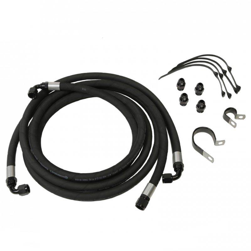 Fleece Performance 10-12 Cummins w/ 68RE Replacement Transmission Line Kit - Mammoth Racing -