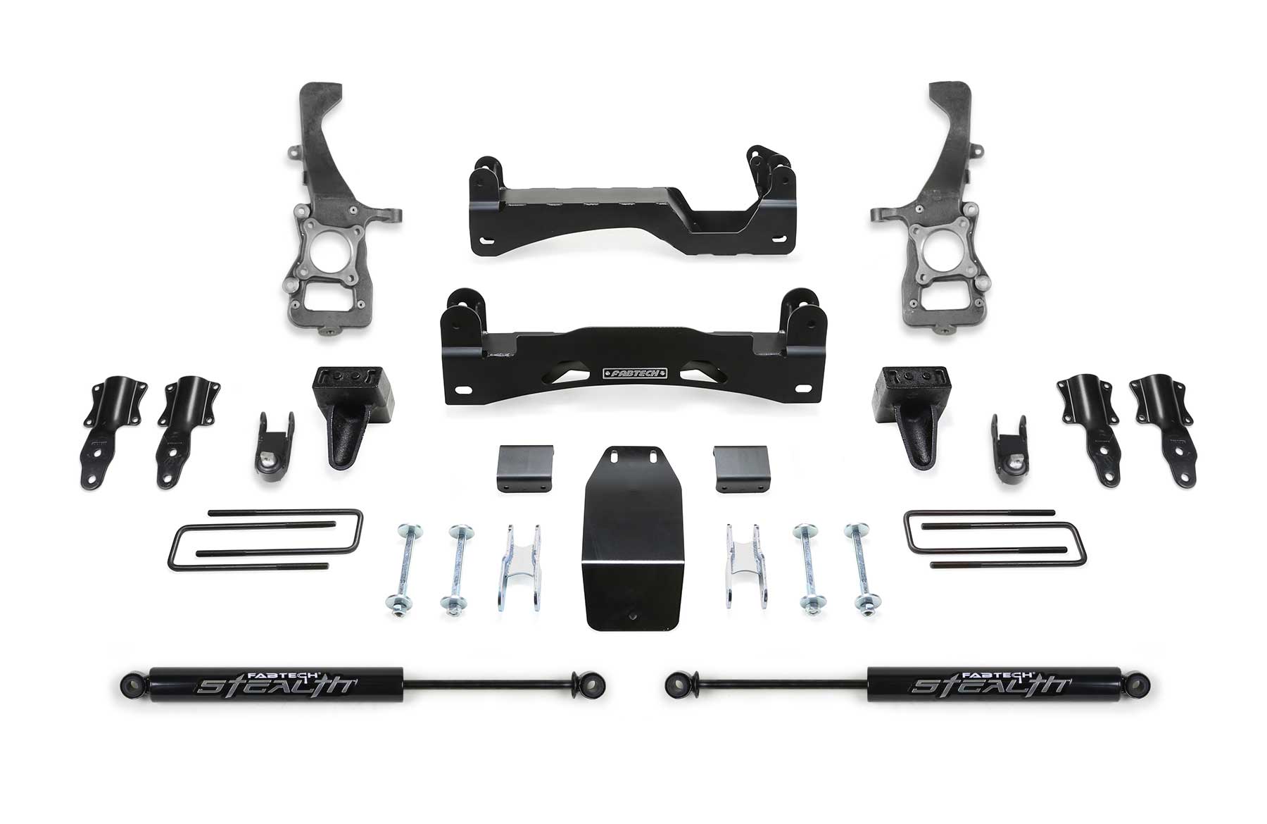 Fabtech 2021+ Ford F150 4WD Basic 6in Lift System - Component Box - Mammoth Racing -
