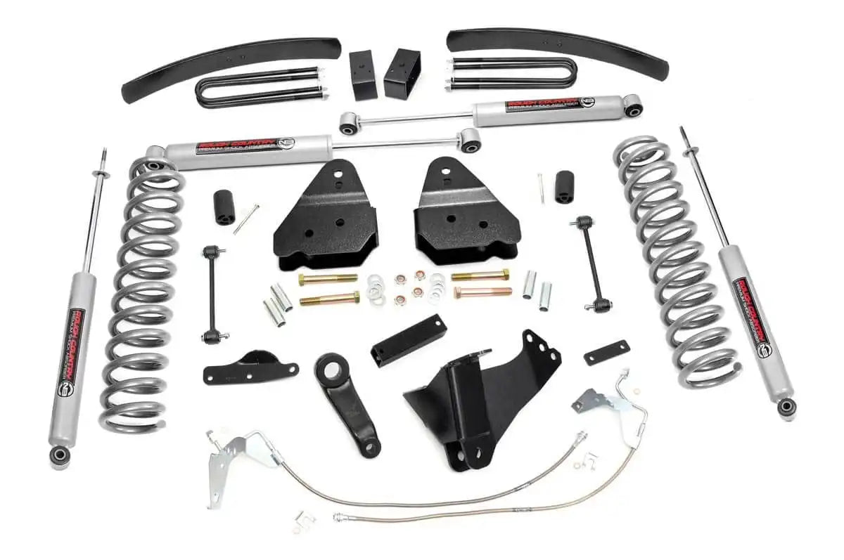 Fabtech 04-08 Ford F150 2wd/4wd Dual Performance Steering Stabilizer - Mammoth Racing -