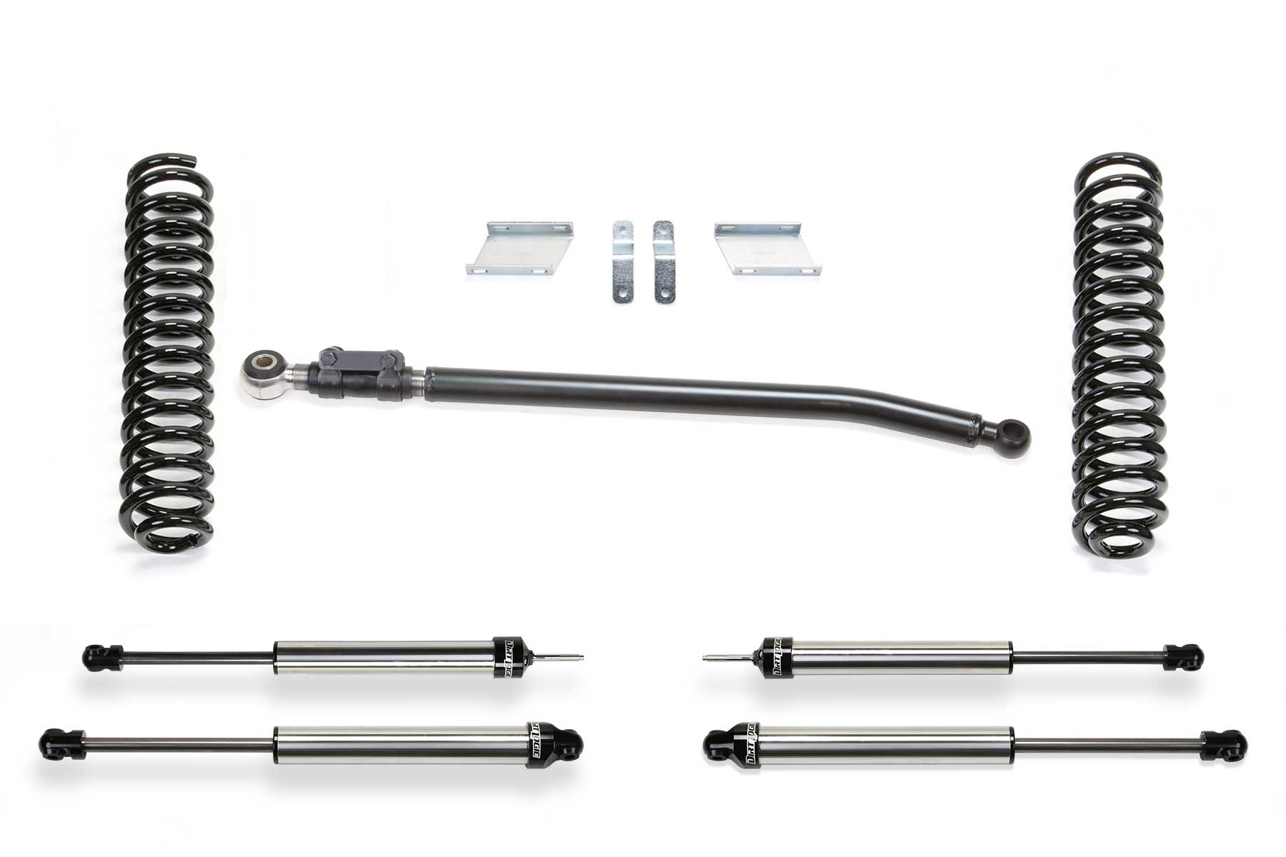 Fabtech 08-16 Ford F-250/f-350 4WD Diesel 2.5in Basic Coilover Kit w/DL N/R - Mammoth Racing -