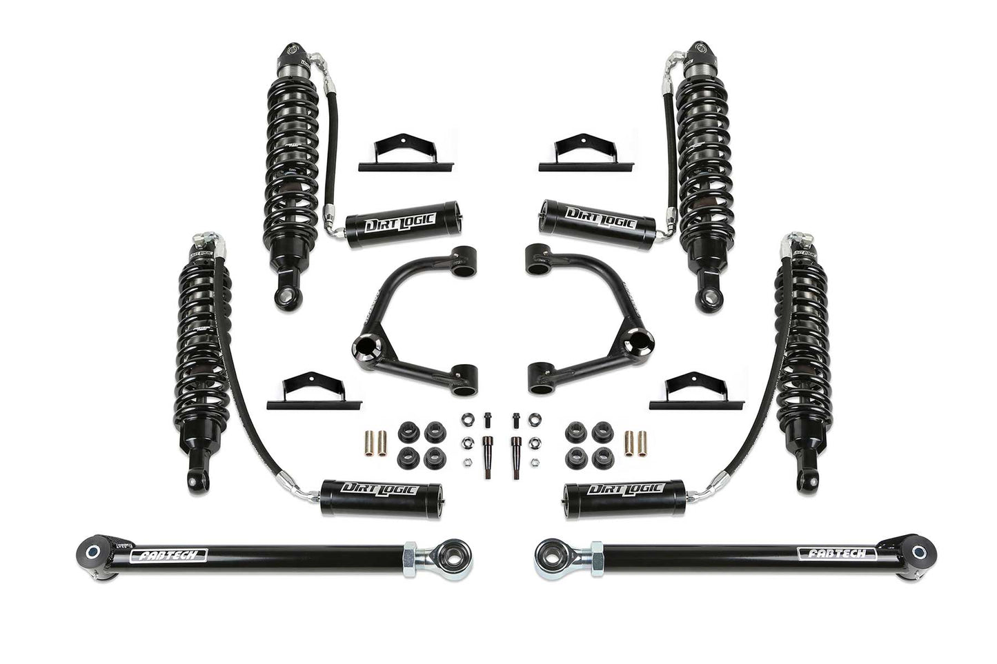 Fabtech 21-22 Bronco 4" UCA Kit w/Uniballs & Dlss Resi Shocks 2 Door Non-Bilstein Model Only - Mammoth Racing -