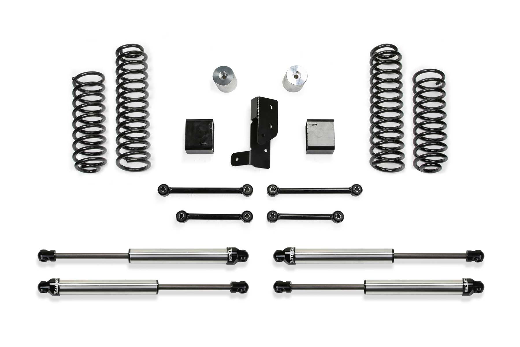 Fabtech 2021 Jeep JL 4XE 4 Dr 3in Sport System w/ SHK EXT - Mammoth Racing -