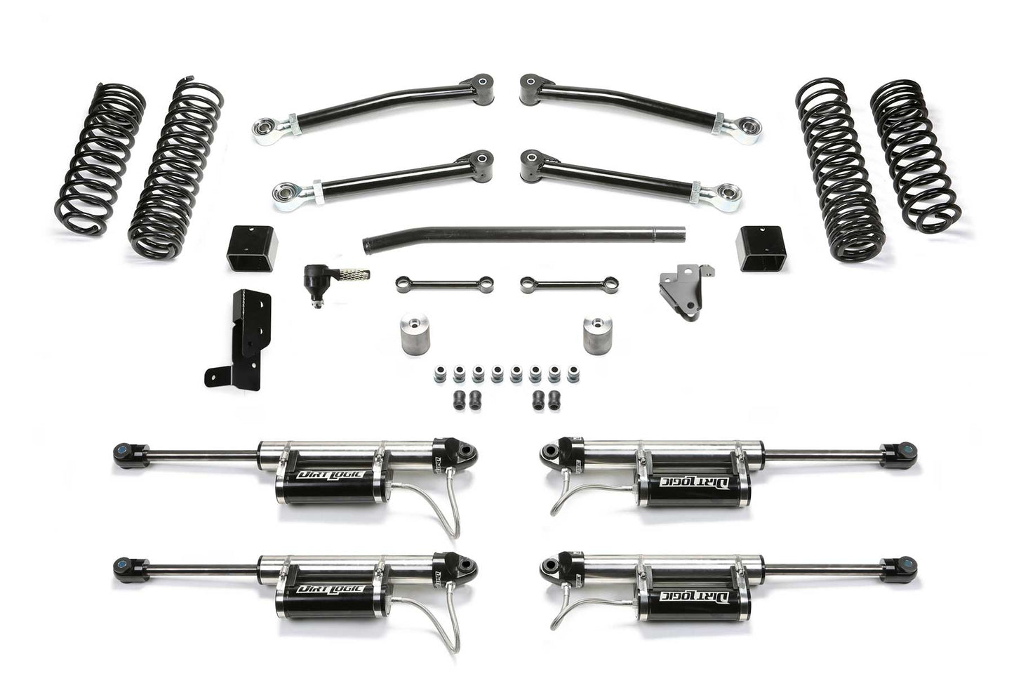 Fabtech 2021 Jeep JL 4XE 4 Dr  3in Trail w/ Dlss Resi Shks - Mammoth Racing -
