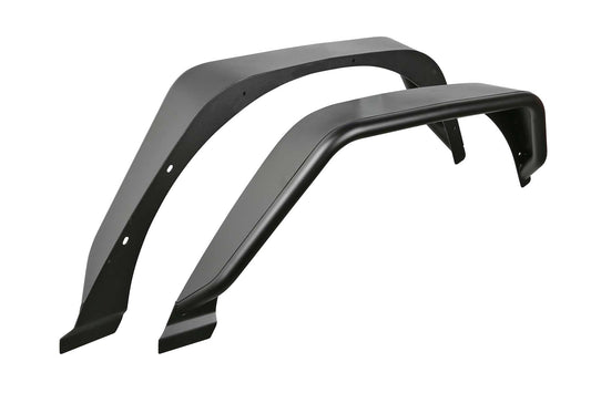 Fabtech 18-21 Jeep JL 4WD Rear Steel Tube Fenders - Textured Black - My Store