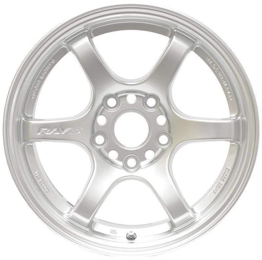 Gram Lights 57dr 15x8 / +35mm / 4-100 Sunlight Silver Wheel - Mammoth Racing -