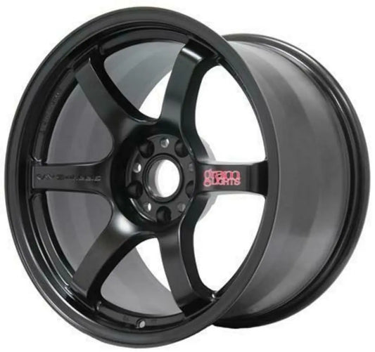 Gram Lights 57dr 17x9.0 +12 5-114.3 Semi Gloss Black Wheel - Mammoth Racing -