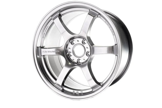 Gram Lights 57dr 17x9.0 +38 5-114.3 Grace Silver Wheel - Mammoth Racing -
