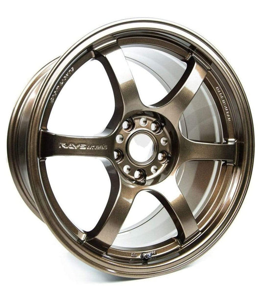 Gram Lights 57dr 18x9.5 +38 5-100 Almite Gold Wheel - Mammoth Racing -