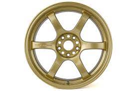 Gram Lights 57dr 18x9.5 +38 5-114.3 E8 Gold Wheel (Min Order Qty 20) - Mammoth Racing -