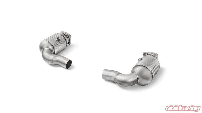 Akrapovic 16-17 Porsche 911 Turbo/Turbo S (991.2) Link Pipe Set w/ Cat (SS) - My Store