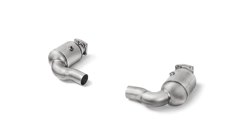 Akrapovic 16-17 Porsche 911 Turbo/Turbo S (991.2) Link Pipe Set w/ Cat (SS) - My Store