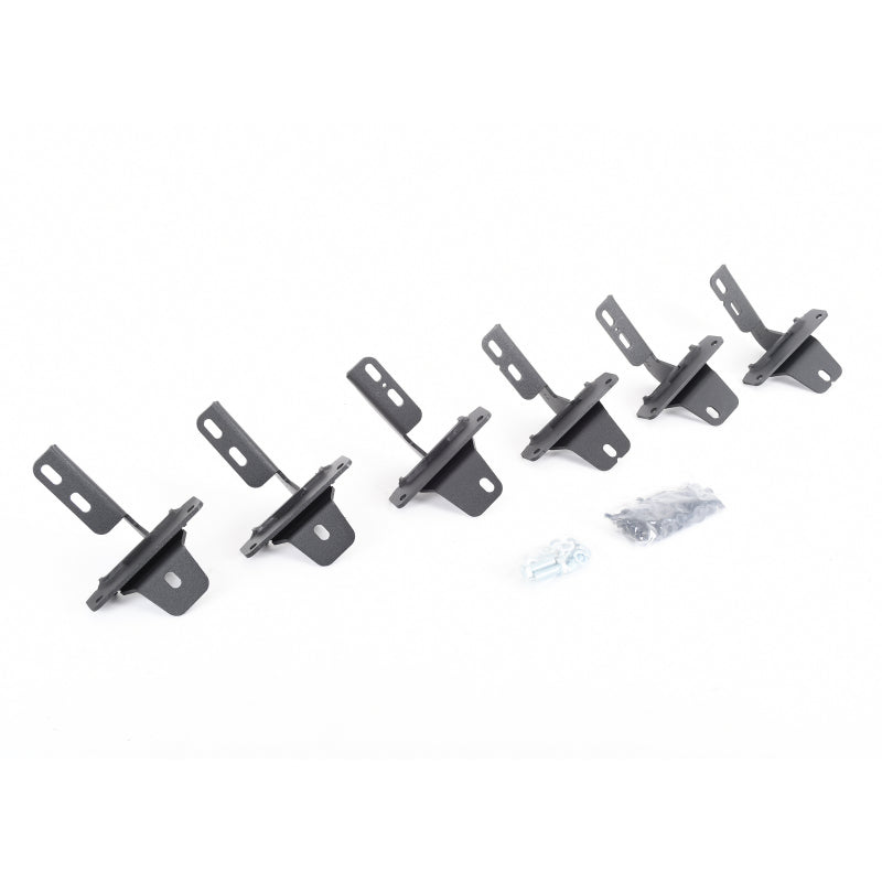Go Rhino 2021+ Ford Bronco Brackets for RB Running Boards Textured Black - Mammoth Racing -
