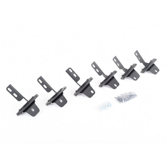Go Rhino 2021+ Ford Bronco Brackets for RB Running Boards Textured Black - Mammoth Racing -