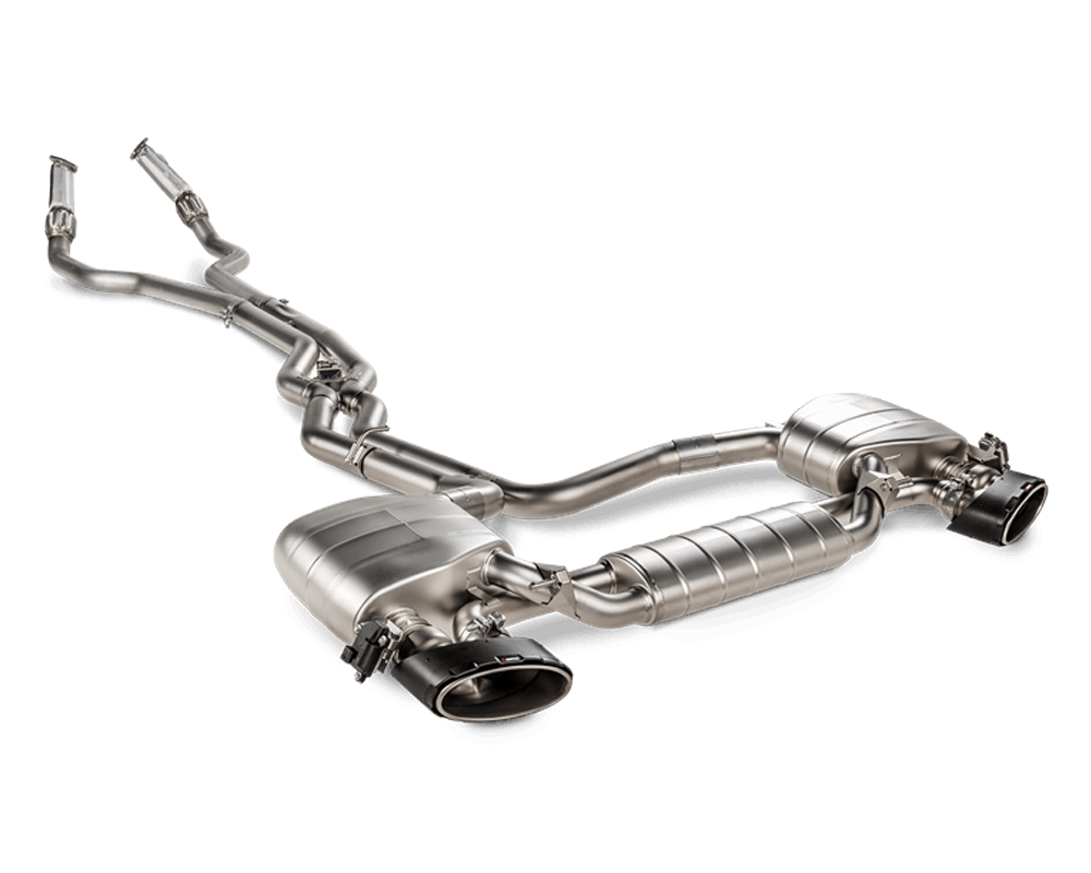 Akrapovic 13-17 Audi S6 Avant/Limousine (C7) Evolution Line Cat Back (Titanium) w/ Carbon Tips - My Store