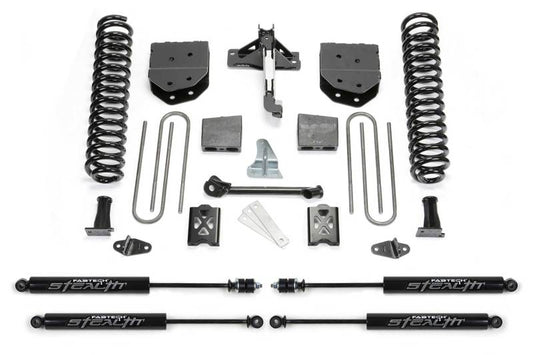 Fabtech 05-07 Ford F250 4WD w/o Factory Overload 6in Basic Sys w/Stealth - Mammoth Racing -