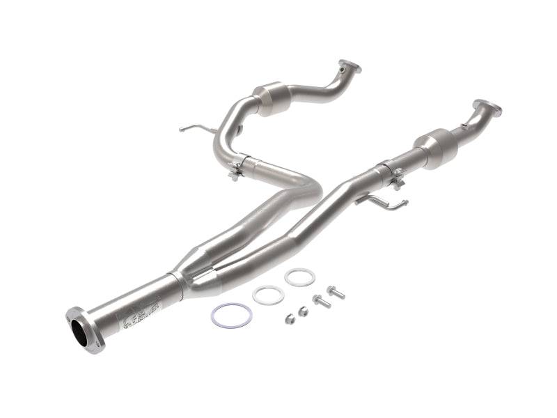 aFe Toyota Tacoma 16-17 V6-3.5L Twisted Steel Y-Pipe w/ Cat - My Store