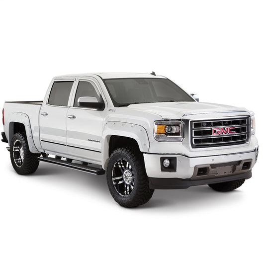 Bushwacker 17-18 Chevy Silverado 1500 Fleetside Pocket Style Flares 4pc 78.8/97.8in Bed - Graphite - My Store