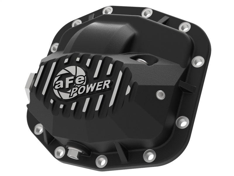 aFe Pro Series Front Differential Cover Black 2018+ Jeep Wrangler (JL) V6 3.6L (Dana M186) - Mammoth Racing -