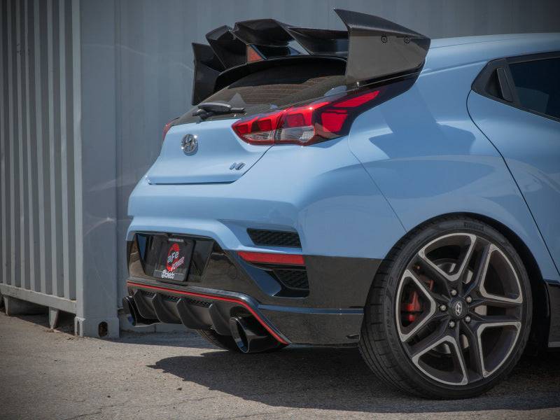 aFe 21-22 Hyundai Veloster N L4-2.0L Takeda 3in 304 SS Axle-Back Exhaust System w/ Black Tip - My Store