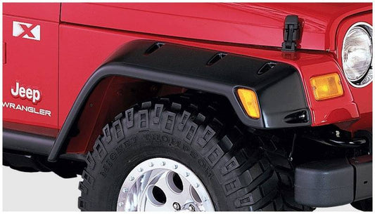 Bushwacker 97-06 Jeep TJ Max Pocket Style Flares 2pc - Black - Mammoth Racing -