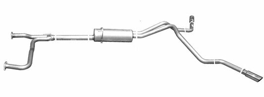 Gibson 04-10 Nissan Titan LE 5.6l 2.5in Cat-Back Dual Extreme Exhaust - Stainless - Mammoth Racing -