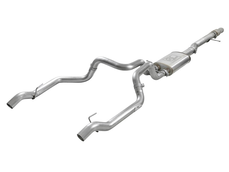 aFe Vulcan Series 4in-3in 304-SS Exhaust Cat-Back 2019 GM Silverado / Sierra 1500 V8-5.3L w/ OE Tips - Mammoth Racing -