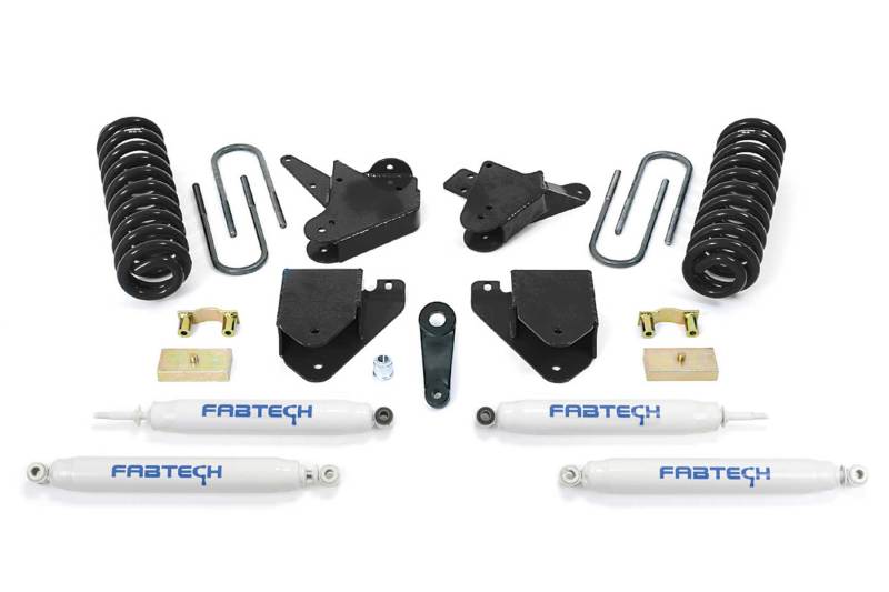 Fabtech 08-10 Ford F250 2WD V8 Gas 6in Basic Sys w/Perf Shks - My Store