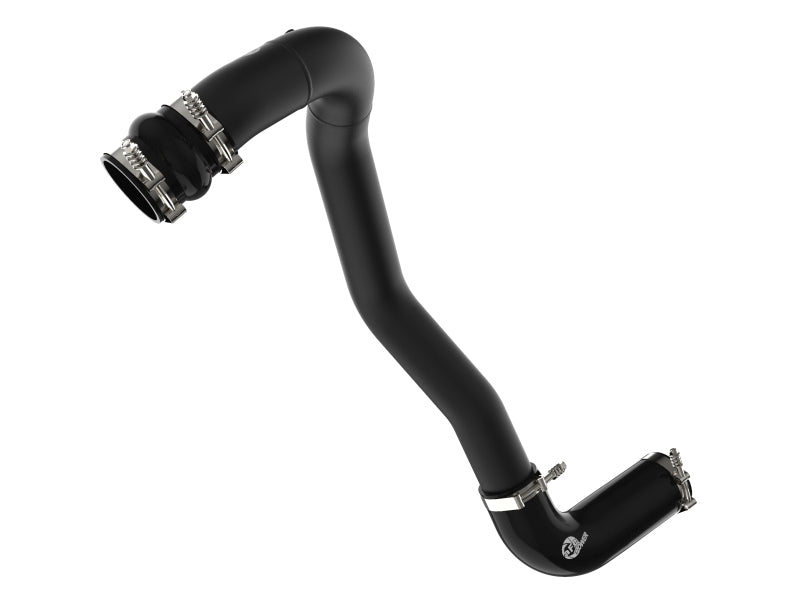 afe 08-10 Ford Trucks V8-6.4L (td) BladeRunner 3 IN Aluminum Hot Charge Pipe - Black - Mammoth Racing -