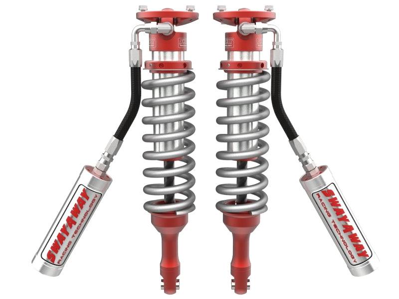 aFe 05-22 Toyota Tacoma / 03-09 4Runner V6 4L Sway-A-Way 2.5 Front Coilover Kit w/ Remote Reservoirs - My Store