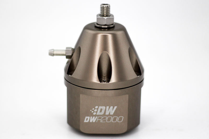 DeatschWerks DWR2000 Adjustable Fuel Pressure Regulator - Titanium - Mammoth Racing -