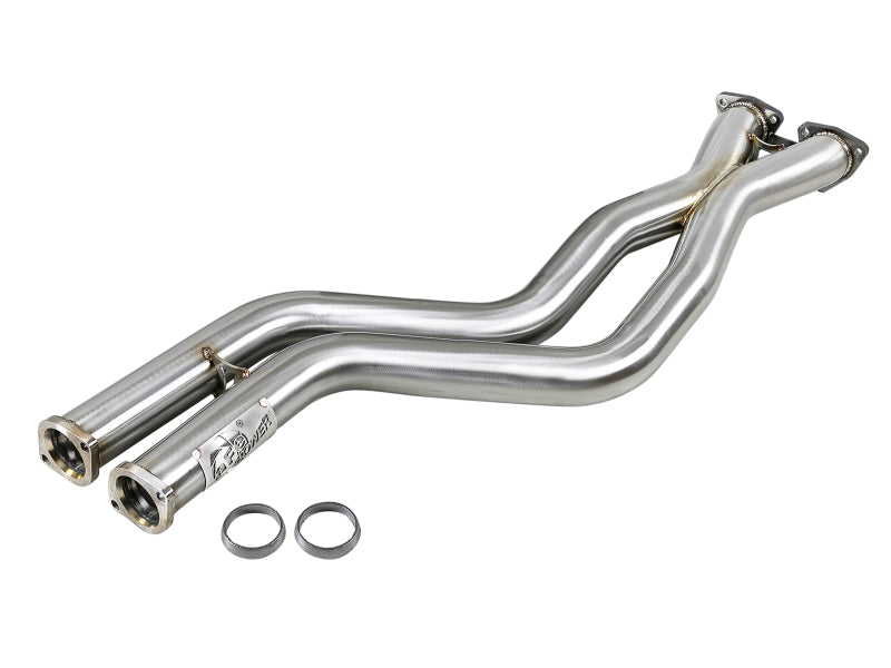 aFe Twisted Steel HDR X-Pipe SS-304 01-06 BMW M3 3.2L S54 - Mammoth Racing -