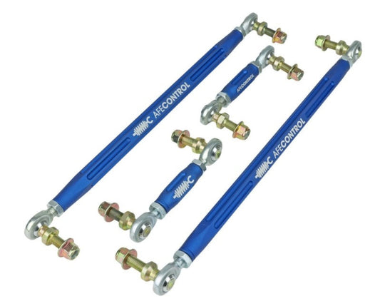 aFe Control 20-21 Toyota Supra 3.0L Adjustable End Links Kit - Front & Rear - Mammoth Racing -