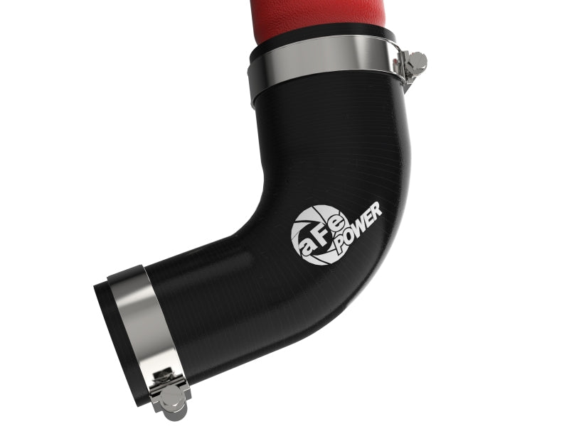 aFe 2022 Toyota Land Cruiser (J300) V6-3.5L (tt) BladeRunner 2.5in Aluminum Hot Charge Pipe - Red - Mammoth Racing -
