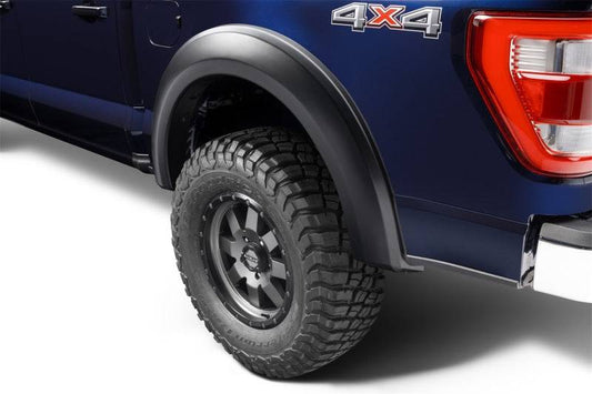 Bushwacker 21-22 Ford F-150 Extend-A-Fender Style Flares 2pc - Black - Mammoth Racing -