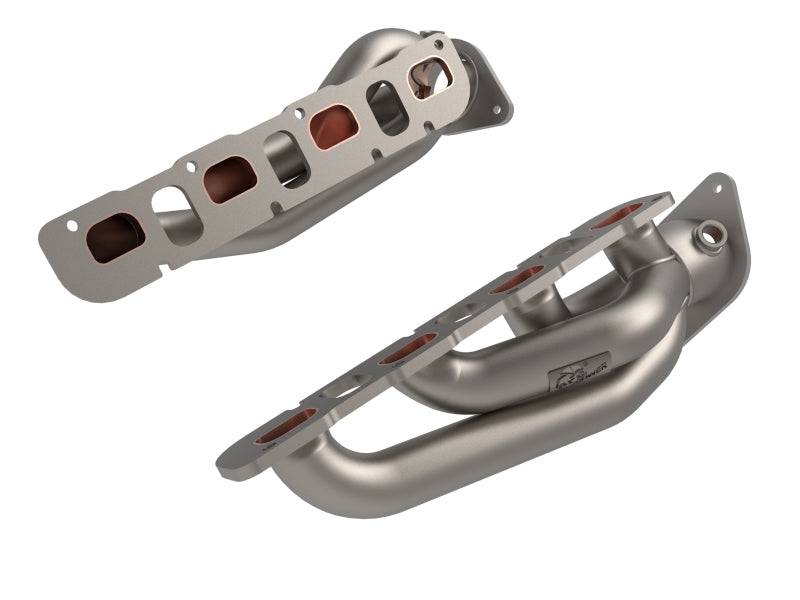 aFe Twisted Steel 2021+ Jeep Wrangler 392 JL 6.4L V8 Headers - Titanium Cerakote - My Store